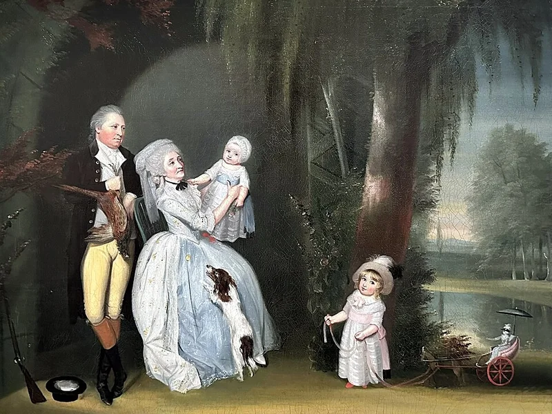 1721-Benjamin Wilson - La famiglia Blandy